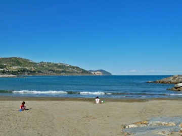 Strand bei Imperia